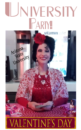 Past Party Gallery image of Valentine's Day costume.