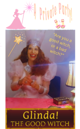 Past Party Gallery image of Glinda The Good Witch costume.