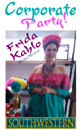 Past Party Gallery image of Frida Kahlo Southwestern costume.