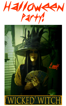 Past Party Gallery image of Wicked Witch Halloween costume.
